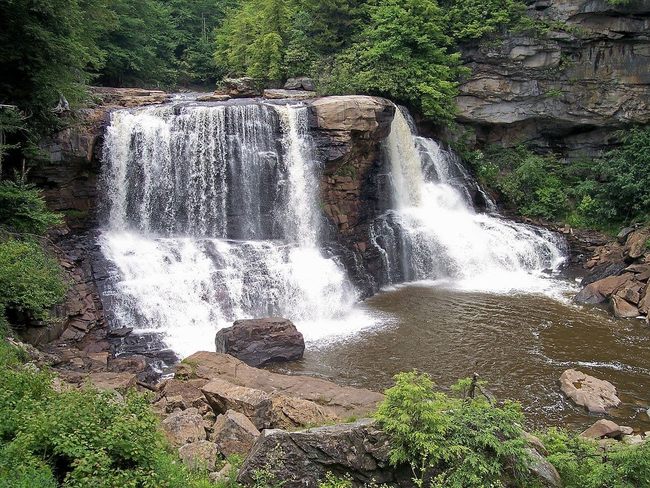 Blackwater Falls near Davis, West Virginia